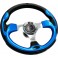 9665 STEERING WHEEL URETHANE BLACK WITH COLORED INSERTS