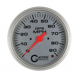 4047 4 5/8 GPS ANALOG 90 MPH SPEEDOMETER HEAD ONLY CARBON FIBER