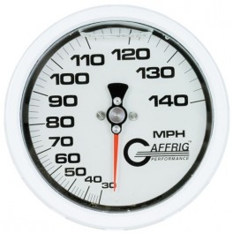 4626 4 140 MPH LIQUID FILLED WHITE SPEEDOMETER KIT